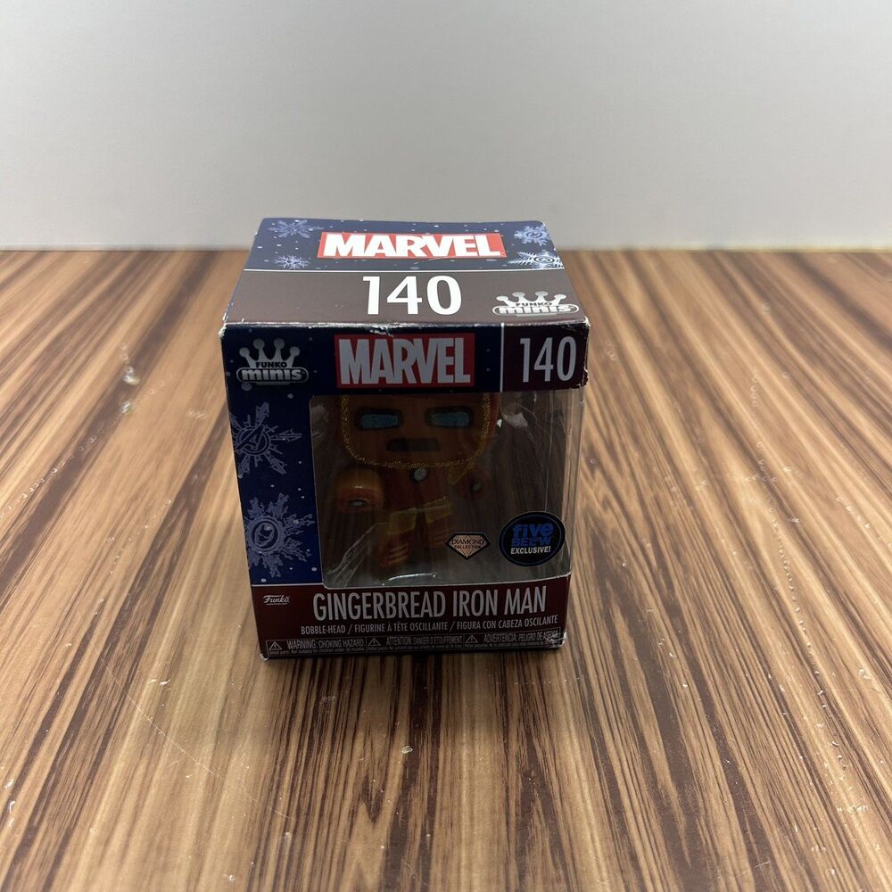 Funko Pop Minis Marvel Gingerbread Iron Man Vinyl Figure #140 NIB